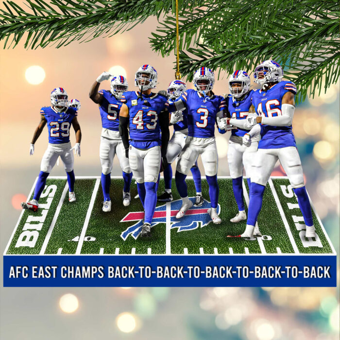 The Buffalo Bills The AFC East Champions Ornaments