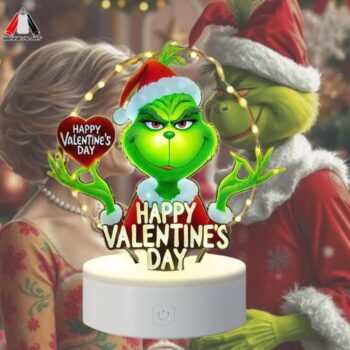 Love You Happy's Valentine Day Grinch Led Light Style 2