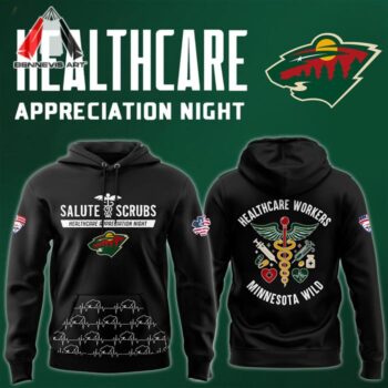 Minnesota Wild Healthcare Appreciation Night Hoodie 2