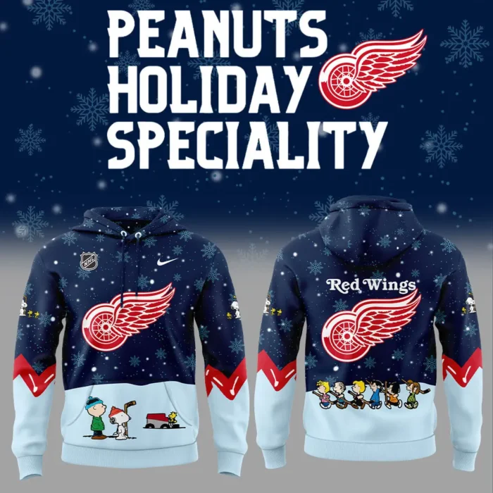 Detroit Red Wings Peanuts & Snoopy Sweatshirt