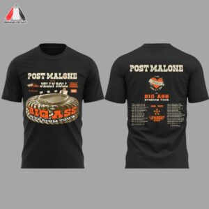 Post Malone Jelly Roll Big Ass Stadium Tour Shirt