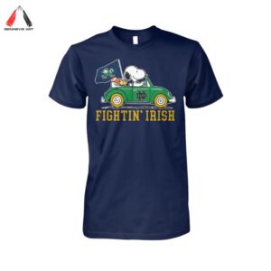 Notre Dame Fighting Irish Snoopy Peanuts Shirt