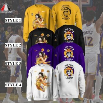 Los Angeles Lakers One Piece Luffy Sweatshirt