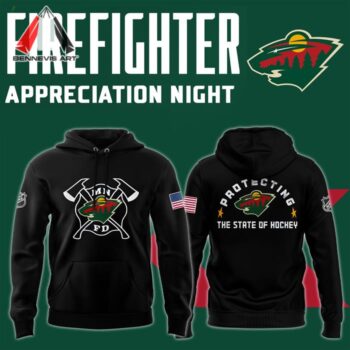 Minnesota Wild Firefighter Appreciation Hoodie