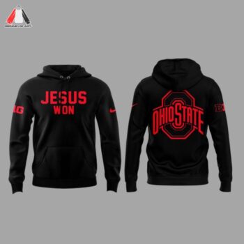 Ohio State Buckeyes Jesus Won Hoodie