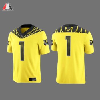 Oregon Ducks Stomp Out Cancer Football Jersey