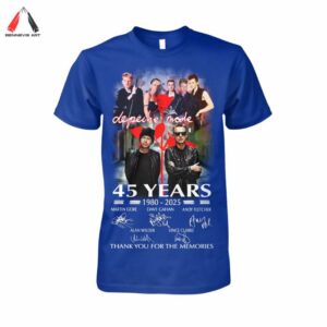 Depeche Mode 45 Years 1980-2025 Shirt