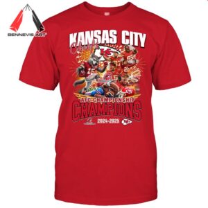 Kansas City Chiefs AFC Championships 2024-2025 ShirtKansas City Chiefs AFC Championships 2024-2025 Shirt