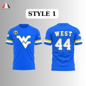 West Virginia Mountaineers Jerry West 44 Shirt